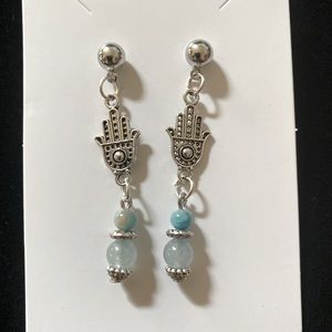 Handcrafted custom charm earrings